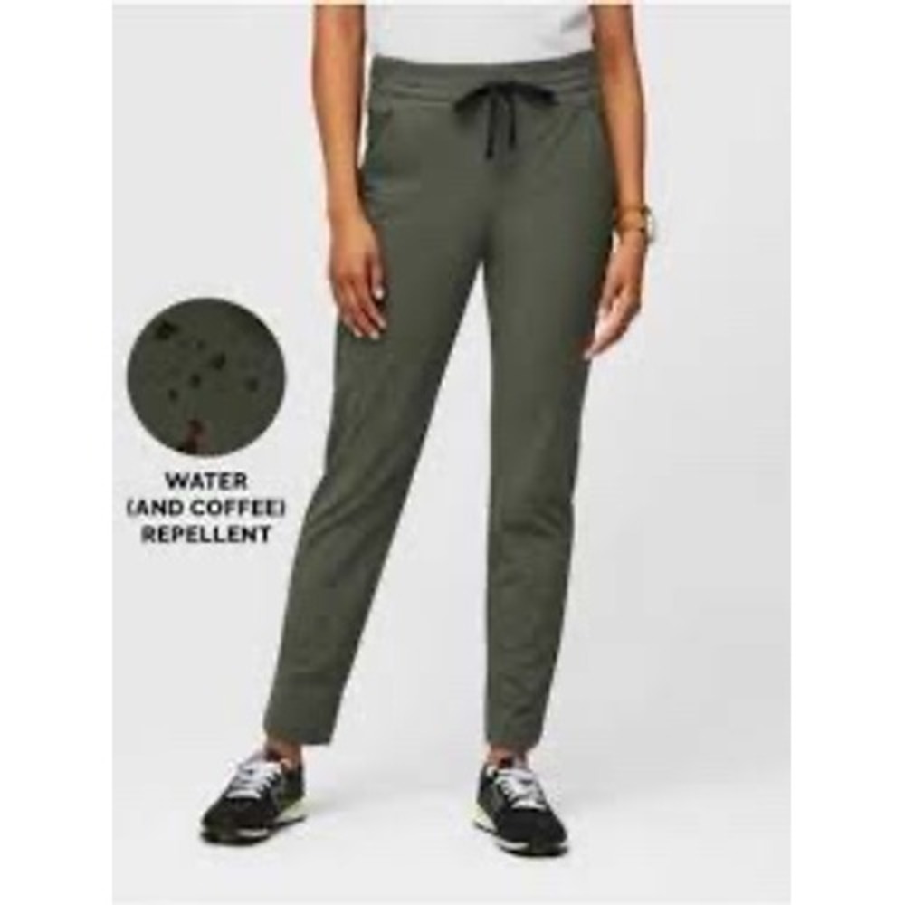 NEW FIGS Scrub Trouser Small Olive Green Water Repellent W22WW2003 Medical Work